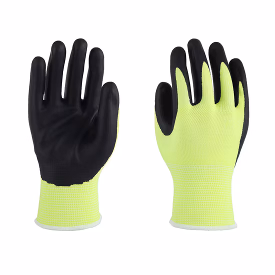 通気性の良いニトリルフォーム製の環境に優しい作業手袋、CE 認定 (N1705)