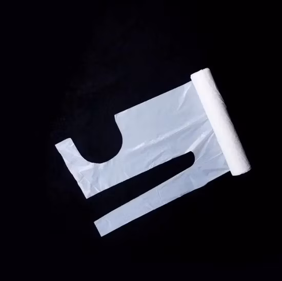 食品調理用の使い捨ての防水性と破れ防止性のある HDPE-LDPE プラスチックエプロン