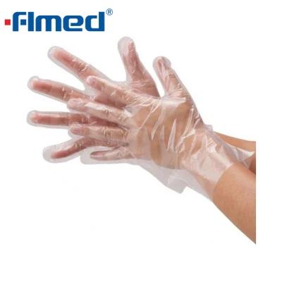 使い捨てビニール手袋、PE防水手袋、調理・配膳・洗い物・塗装用の多目的手袋。