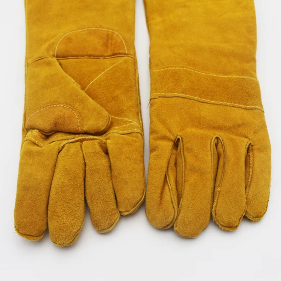 作業時の安全性を高めるフルグレインレザーの工業用手袋