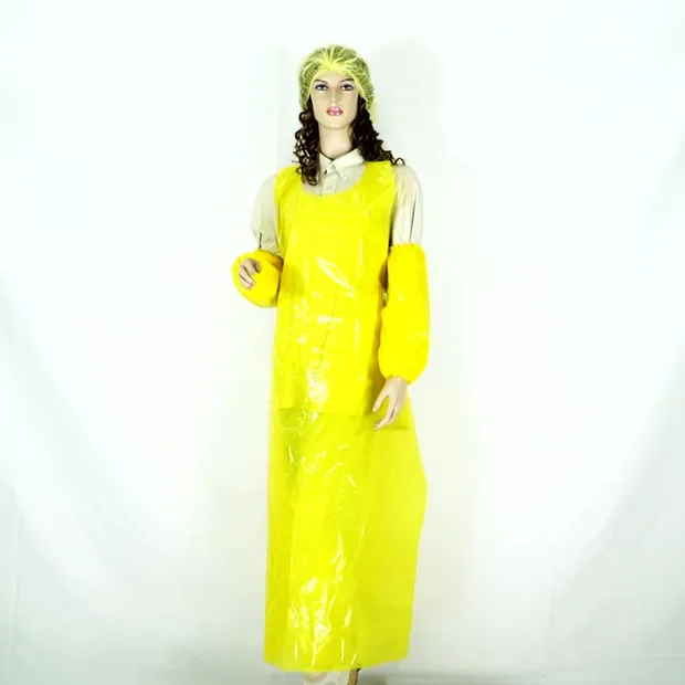 医療/病院/歯科/PP/不織布/ポリ/HDPE/LDPE/食品産業、サービス/ホテル/レストラン、キッチン/安全用プラスチックエプロン